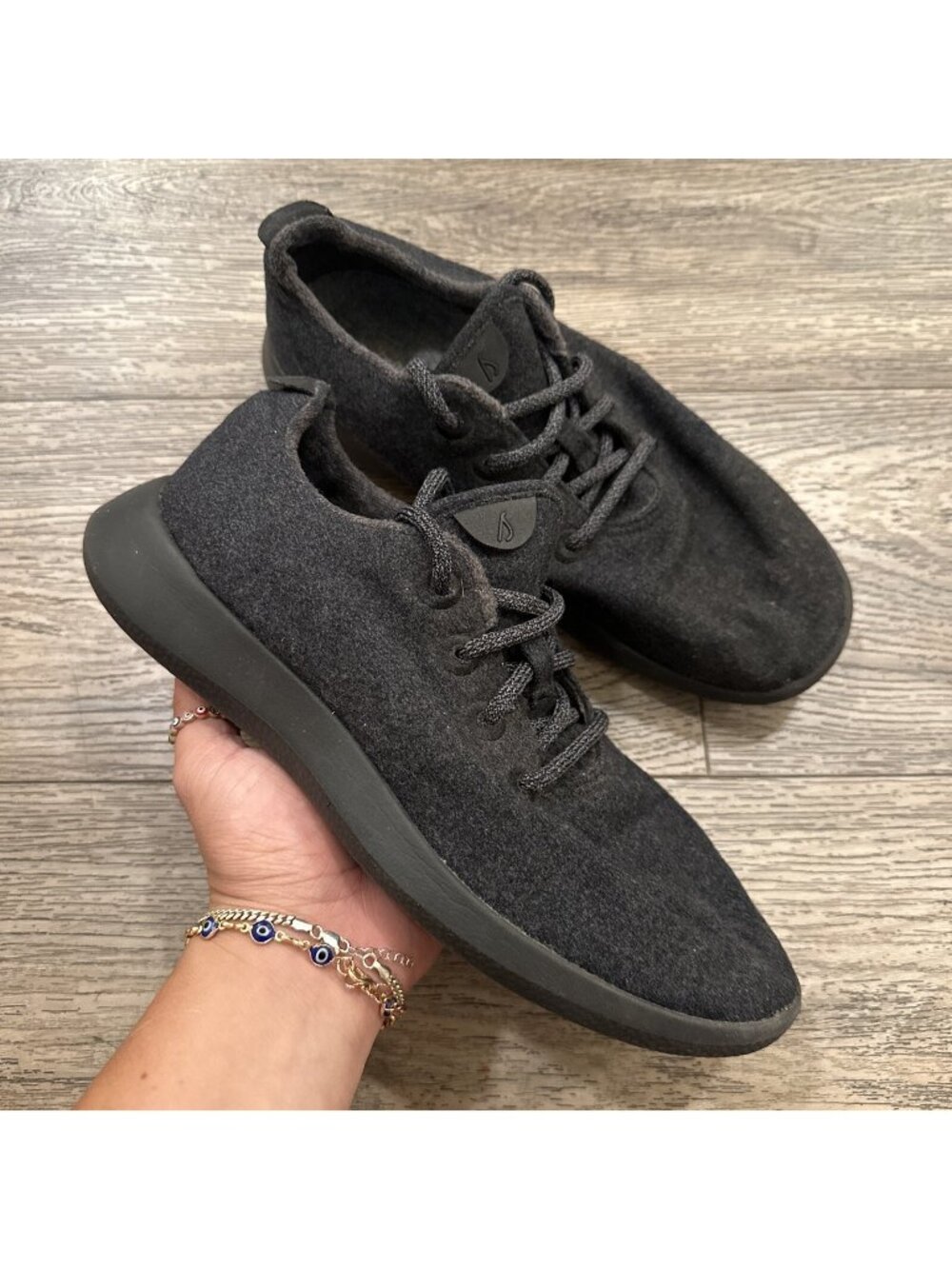 Allbirds Wool Runner Mizzles Women’s Size 8  Black Athletic Running Shoes